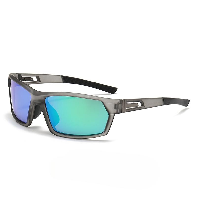 New Fashion Polarized Sunglasses for Men Women Outdoor Sports Cycling Glasses with Colorful Box Rubber Foot