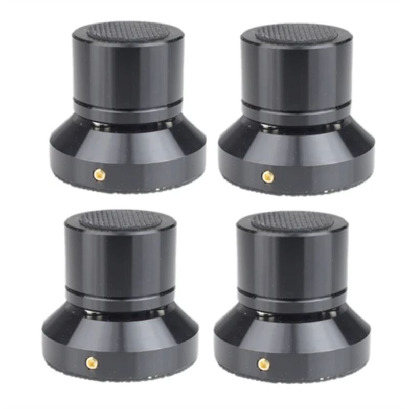 A20F-Speaker Isolation Stand Lead Alloy Adjustable Tray Pad Ball Foot Speaker Stand Isolation Feet Spike