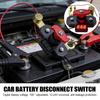 12V-24V Car Battery Disconnect Switch With Digital Voltmeter Bidirectional Joint Can Rotate Power Disconnect Switch