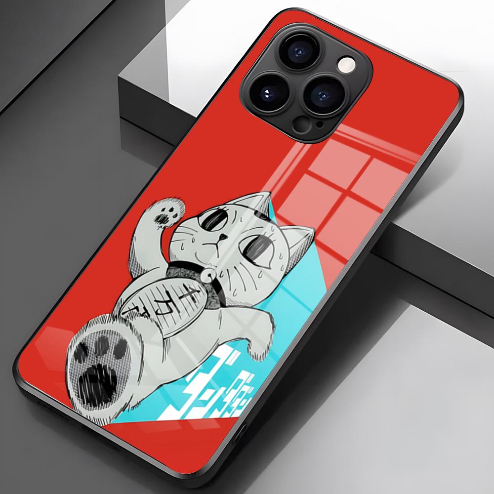 

Dandadan Phone Case For IPhone 17 Pro Max 16 15 14 Pro Max 13 11 X Xs Xr 8 7Plus Glass Cover iPhone 15