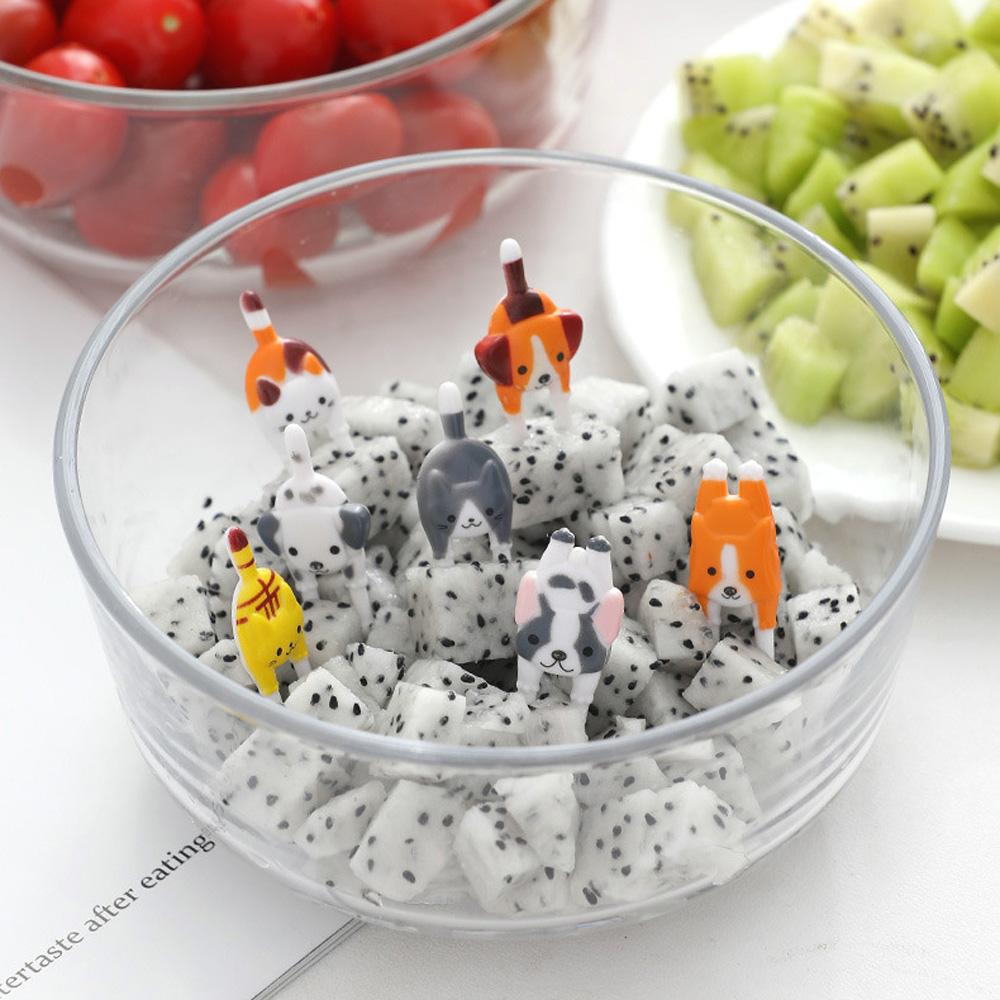 Kreslená Párty Dekorace Kreativní Svačina Pro Děti Dětské Nádobí Napichovátko na Jídlo Vidlička na Ovoce Dezertní Špejle