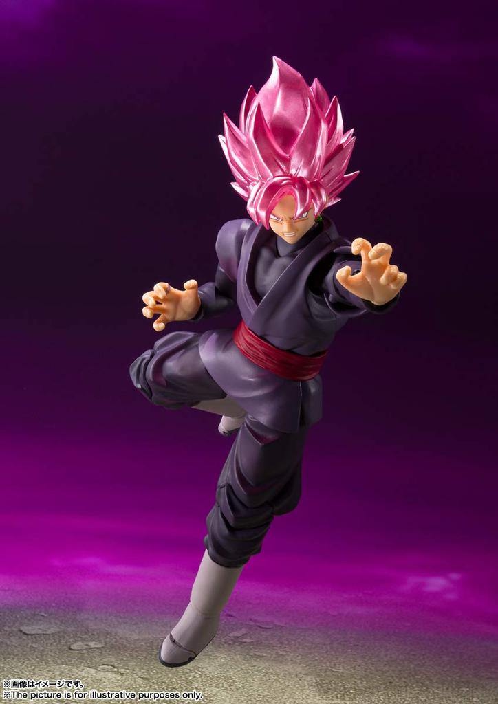 TAMASHII NATIONS Dragon Ball Series Goku Black Super Saiyan Rose 140mm PVC ABS Painted Movable Figure S.H.Figuarts - - (Resale Edition) Approx. &