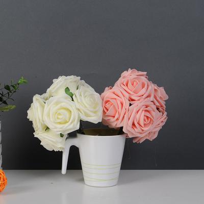 10 Stück künstliche gefälschte PE-Rosen zum Selbermachen, für Braut, Hochzeit, Zuhause, Party, Dekoration