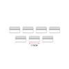 ABS Chrome Window Lifter Button Cover Trim for Ford Focus 2 3 MK2 MK3 2005 - 2018 Panel Sticker Car Accessories
