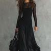 2026 Elegant European & American Women's Mesh Splice Dress