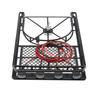 Anti-Rust Metal Car Roof Rack with 4 LED Light Upgrade Modification Parts for Axial SCX10 II RC Crawler 1/10