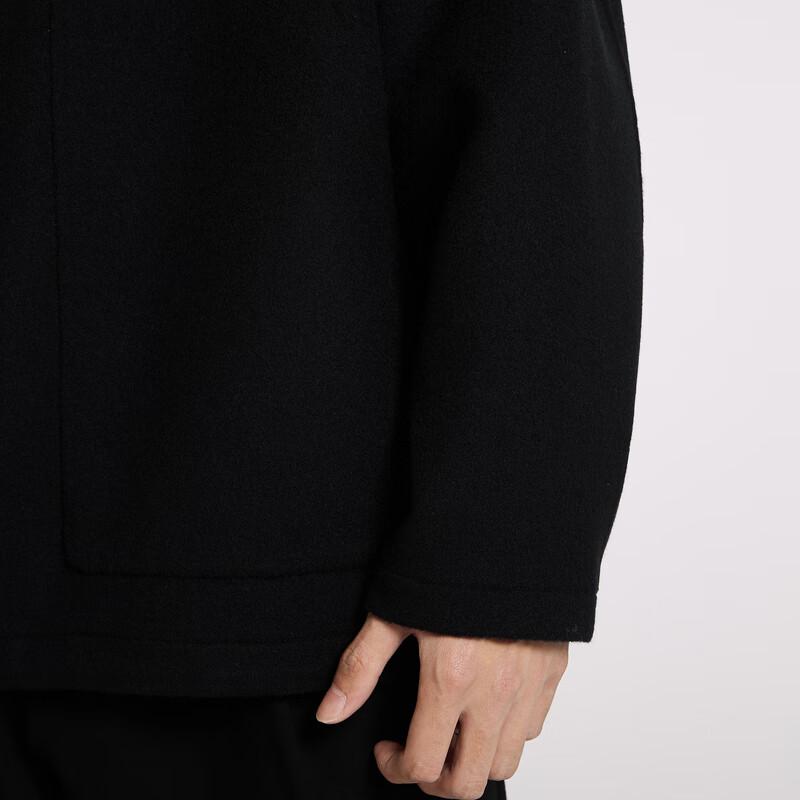 GXG Men's Loose Fit Wool Blend Shirt Collar Coat