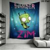 Invader Zim Pattern Home Decor Tapestry, Wall Hanging, Decorative RV Wall Cloth.ZGT0914051