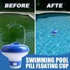 Automatic Pool Floating Disinfection Dosing Device 5 Inch Telescopic Structure Portable for Travel Camping Swimming Pools