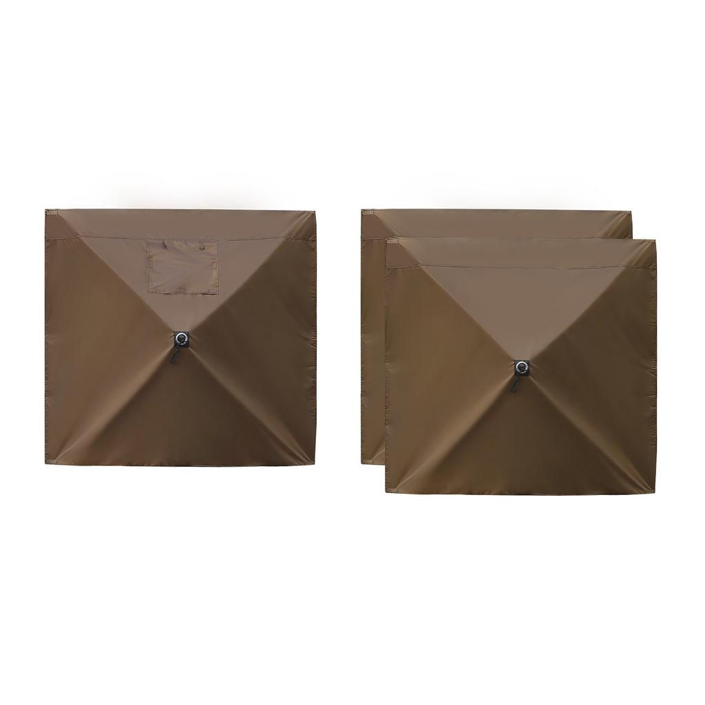 VEVOR Canopy Sidewalls, 1.73 x 1.48 m, Canopy Tent Walls with Waterproof and Sunlight Protection Layer, One-Sided Window Design