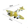 1:48 Building Kits Airplane Model Desk Decoration Educational Boy Toy Ornament Assemble DIY Plane 3D