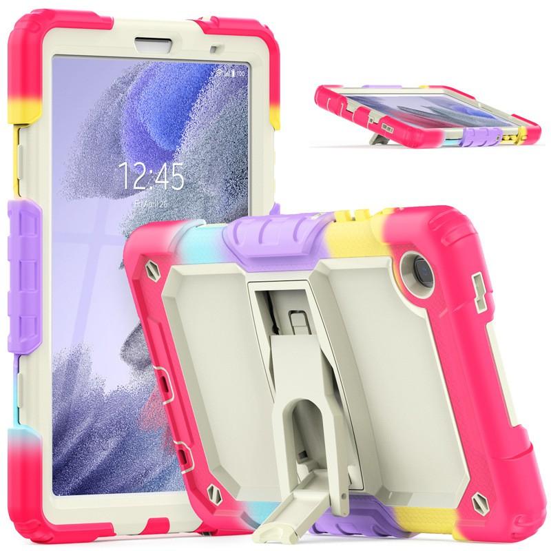 Silicone Tablet Case Galaxy Tab A7 Lite T225PC With Kickstand Shockproof Full Cover In Multiple Colors