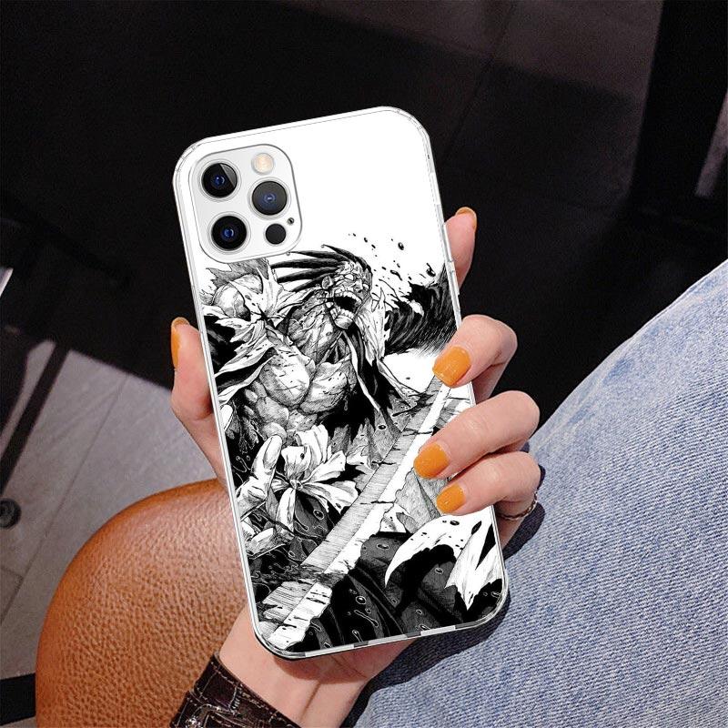 Bleach Zaraki Kenpachi Phone Case For iPhone 17 Air 16 Pro Max 16E 15 + 14 Plus 11 12 13 Mini 7 8 SE Gift Print Cover Fundas 17