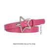 Temperament Women Jeans Waist Belts with Alloy Star Buckle Ladies Waistband