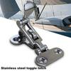 Stainless Steel Marine Latch 316 Stainless Steel Lockable Toggle Clamp Latch Hold Down Clamp Latch Marine Hatch Locker Hardware