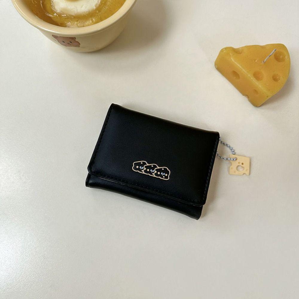 

Жіночі гаманці великої місткості зі штучної шкіри, тримач для карток, портативна монетниця, для жінок чорний