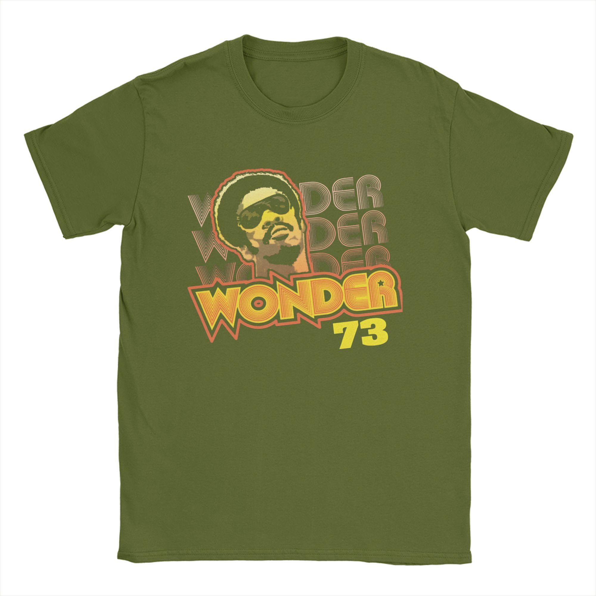 

Creative 2025 Hot Summer Sale STEVIE WONDER T-Shirt Men Round Collar Cotton T Shirts Short Sleeve Tee Shirt 4XL 5XL Clothing 4XL