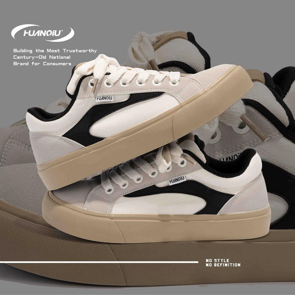 Global versatile canvas shoes men's spring men's shoes trend platform casual board shoes lightweight cloth shoes ZHQ-XA191