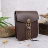 Viking Design Faux Leather Waist Bag Hangable Drawstring Closure Retro Belt Bag Mini Portable Coin Purse Cosplay Props