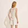Waiwaiaiem Yy_Flower Mesh Vest Top