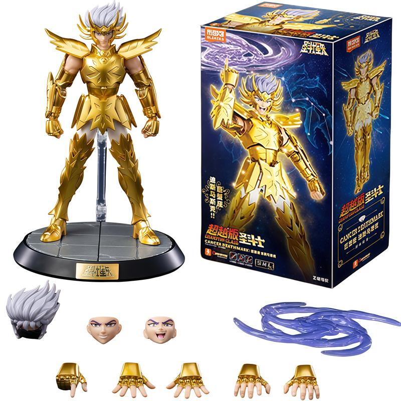 Origina Saint Seiya Shiryu Shura Cancer Saint Seiya EX Action Figure Assembly Toys  Doll Desktop Ornament Birthday Gifts