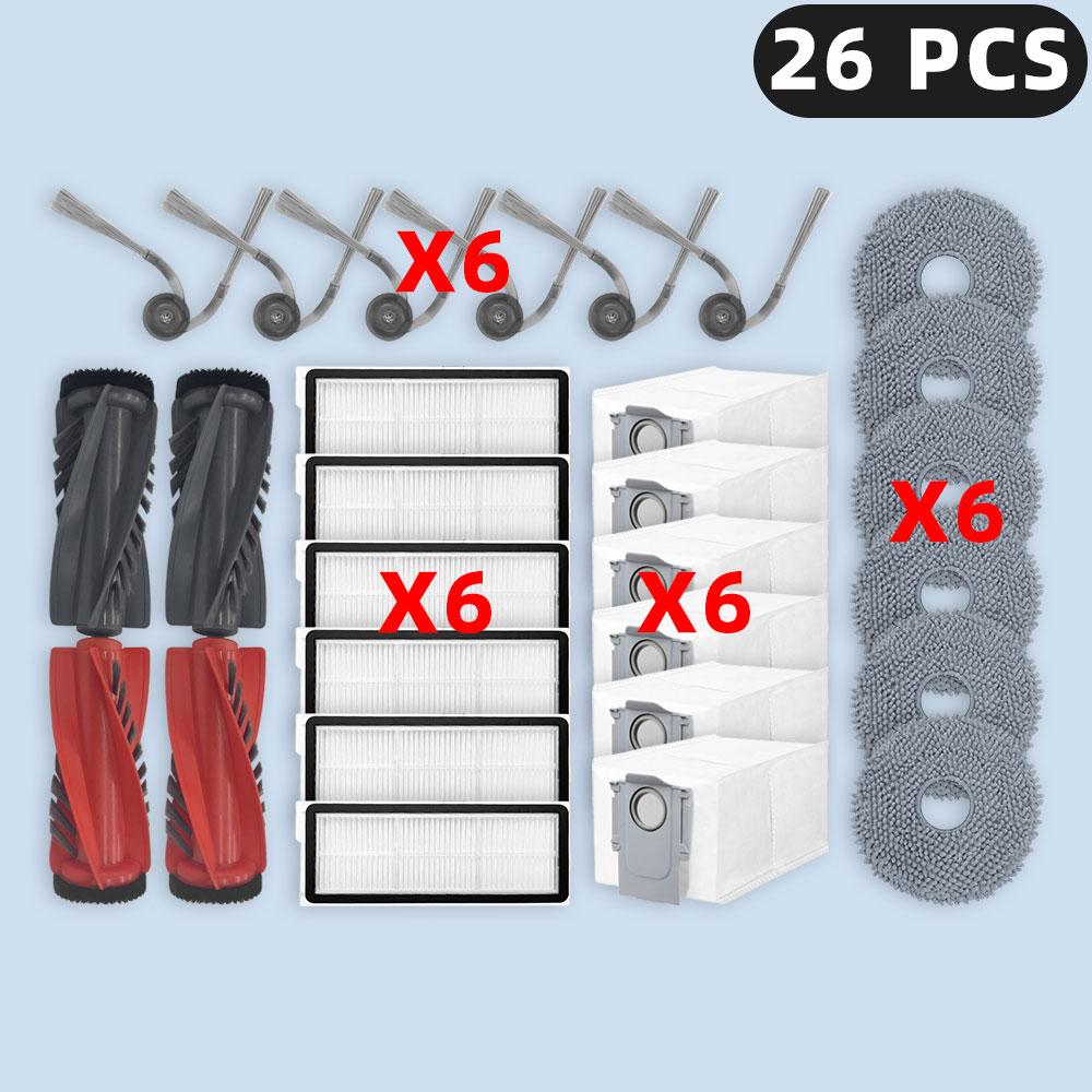Compatible For ( Roborock Qrevo C / Curv / CurvC / Edge / EdgeC / 5AE / S5V ) Parts Main Side Brush Filter Mop Cloth Dust Bag