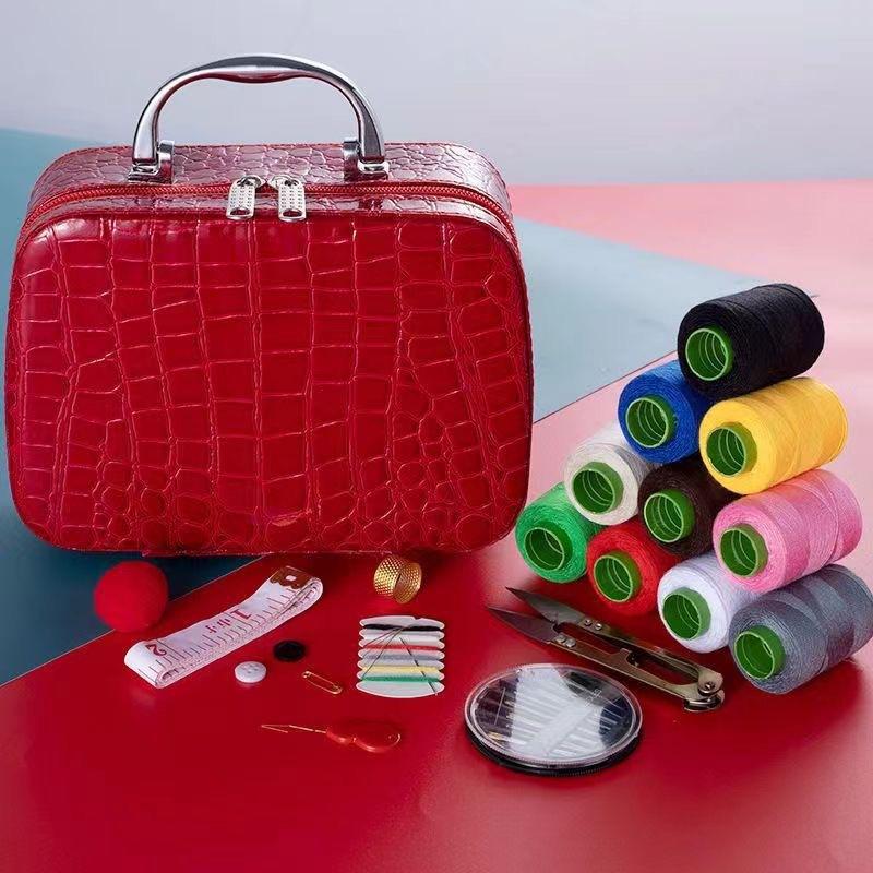 Needle and Thread Set Household Sewing Kit Portable Tools Portable Storage Box Multifunctional Manual Sewing Sewing Sewing Box