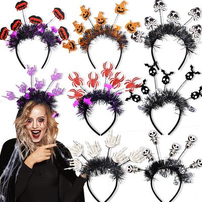 New Halloween Headband, Holiday Party Horror Pumpkin Headband, Ghost Festival Decoration, Creative Bat Headband