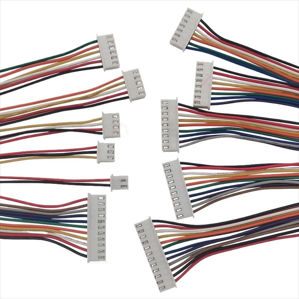 2/3/4/5/6/7/8/9/10 Pin Wire Cable Connector XH 2.54mm Wire Cable Cable Terminal Wire Terminal Wires