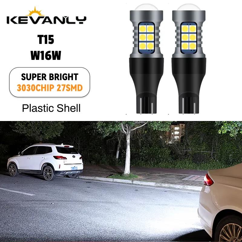 2pcs Super Bright W16W T15 921 LED Bulbs Canbus Car Light High Power 3030SMD No Error for Tail Signal Lamp Backup Reserve Lights Dome Lights 6