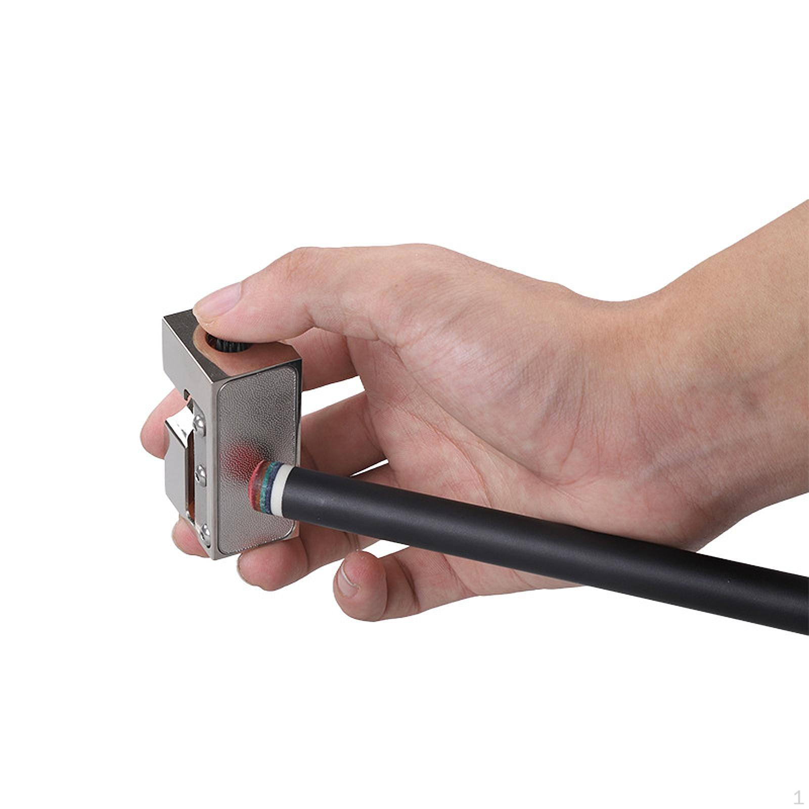 

Інструмент для формування наконечника кия 8 в 1 Ручні інструменти Ремонт Портативний Полірування Застібка Ремонтний набір Sliver