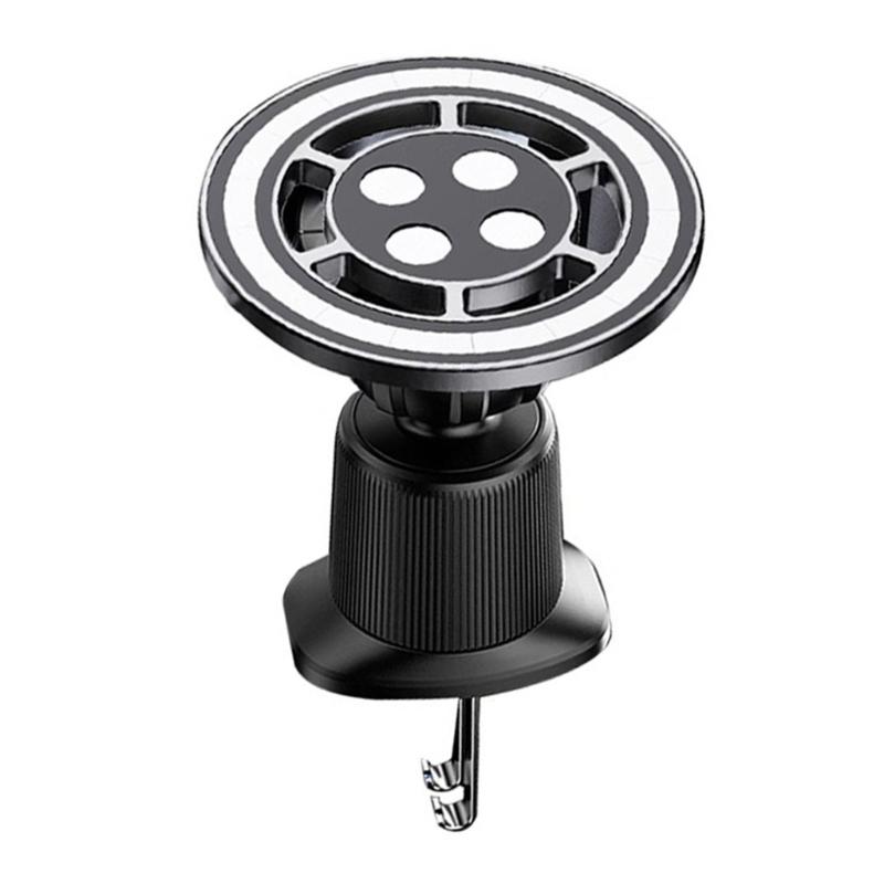 Rotating Magnetic Phone Car Mount with Reinforced Metal Clip Enhancing Stability Compatible for Vehicle Air Vent Systems