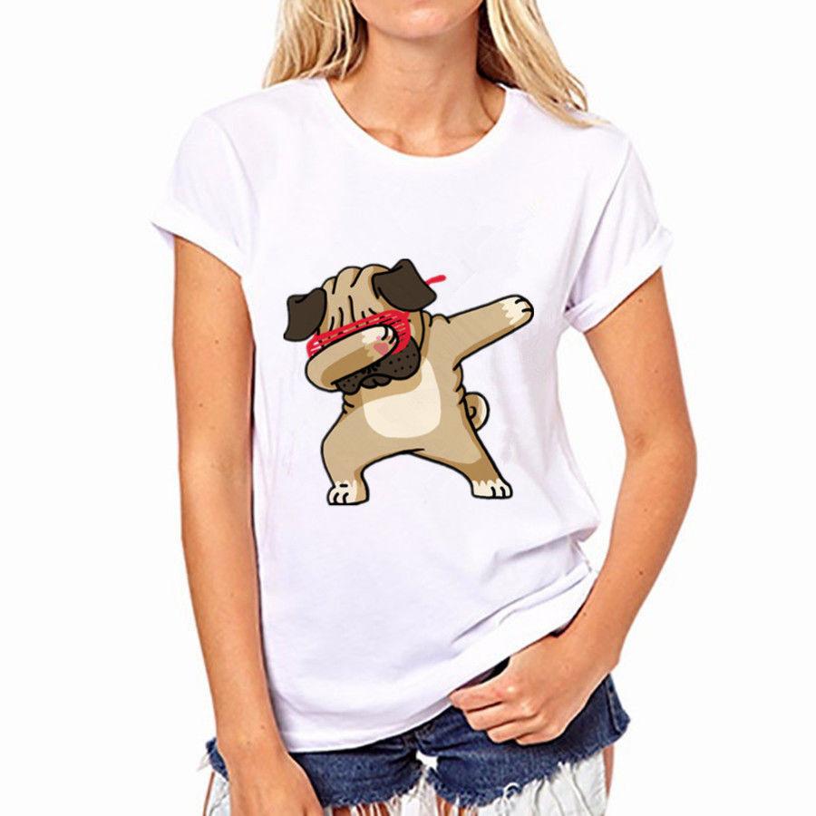Divertida Dab Camiseta Baile Unicornio Perro Gato Oso Dabbing Tshirt Tee