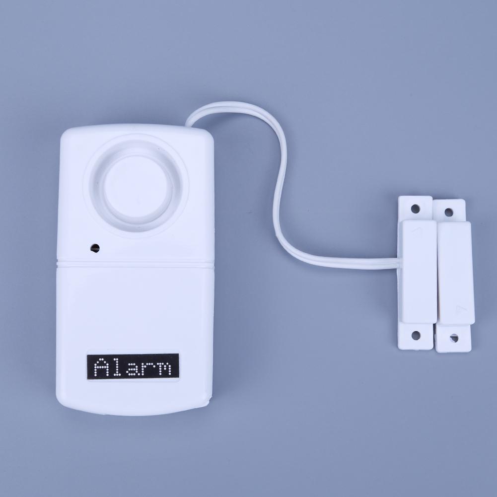 Mini Alarm Sensor Detector Battery Powered Sticky Window Magnetic Alarm System 95Db Loud Voice Easy Installation for Home Office