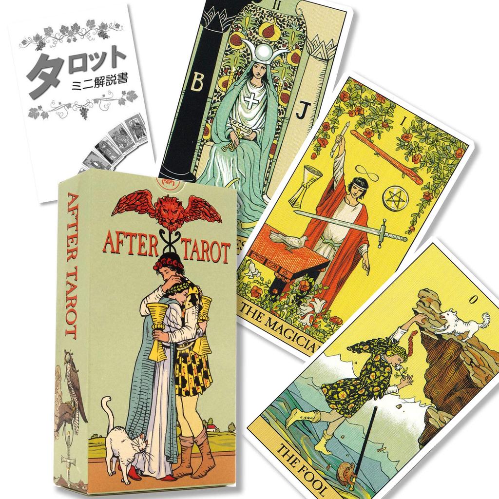 After Tarot Reading Japanese Instruction Manual Authentic Tarot 78 New Interpretation Trilogy Tarot Instructions, Included, Cards, Cards,