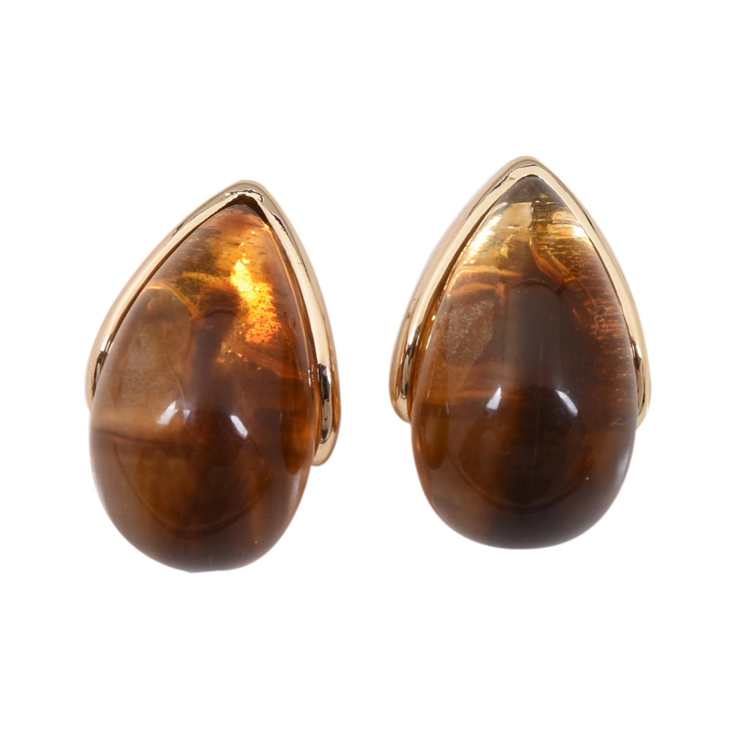 

Fashion Thick Colorful Teardrop Earrings for Women Gradient Waterdrop Drop Earrings Chunky Dome Statement Jewelry Gift