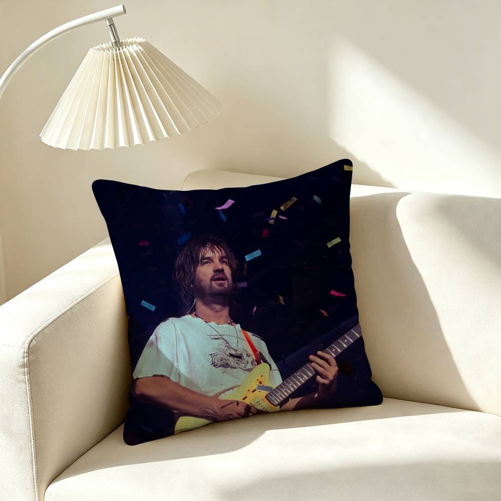 T-Tame Impala Rock Band Square Double-Sided printed Pillow Case Bedroom Bedside Pillow Sofa Cushion Cover