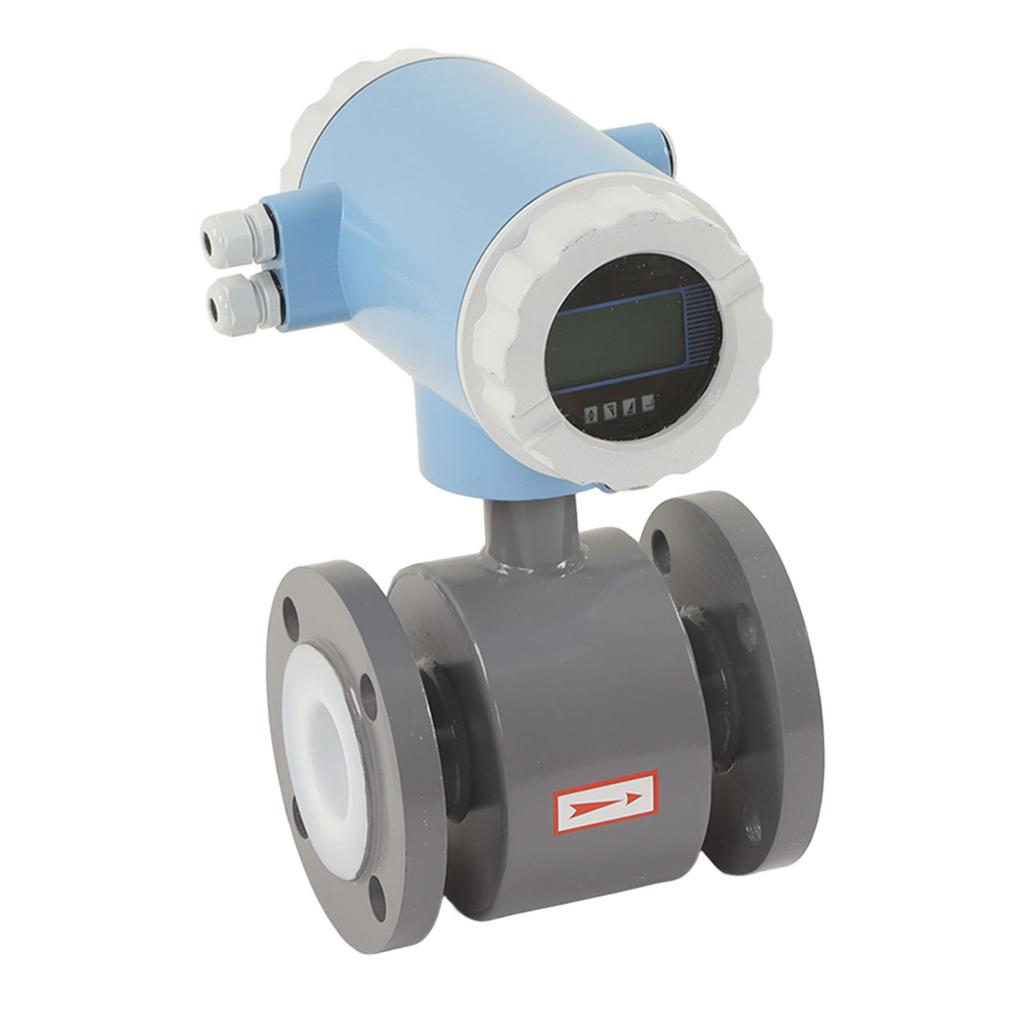 Electromagnetic Flowmeter 50mm Nominal Diameter IP65 High Accuracy Sewage Liquid Electromagnetic Flow Sensor 220V