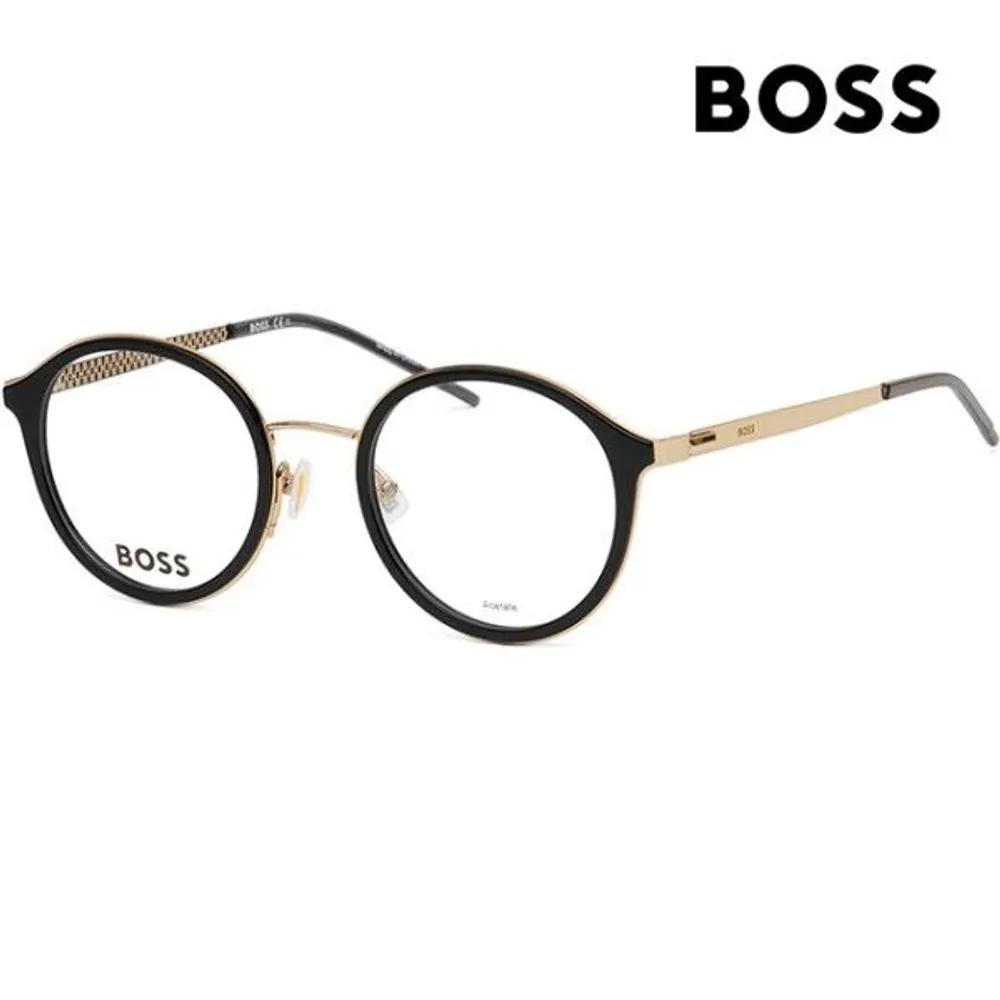 [Hugo Boss] Hugo Boss Eyeglass Frames BOSS1210 RHL Lightweight Soltex Round Frames