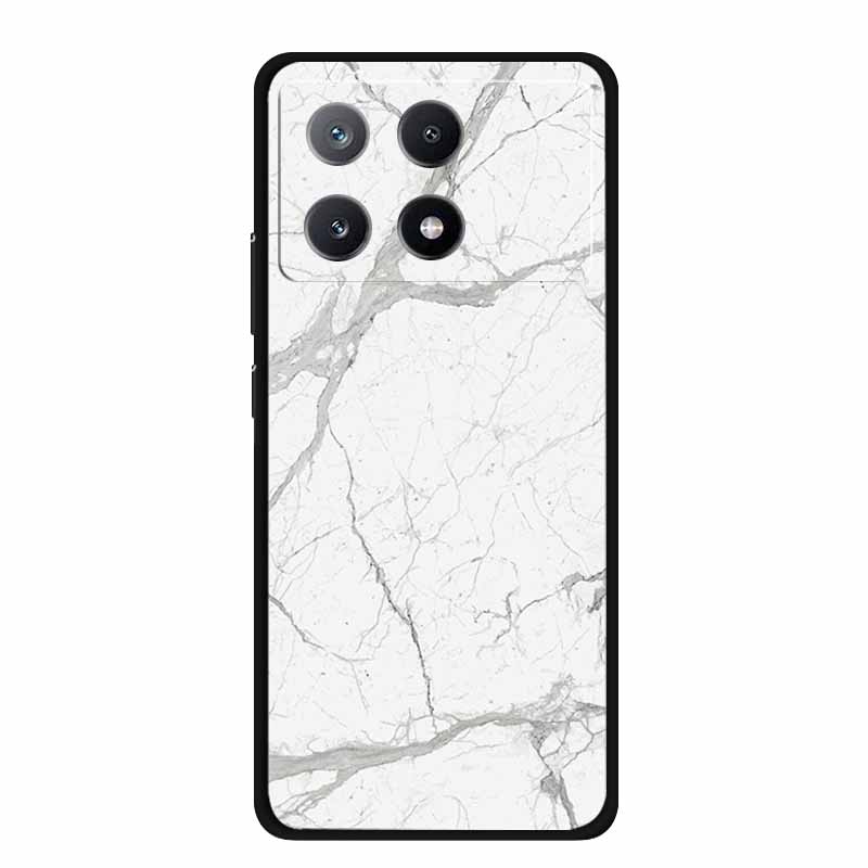 Marble Pattern Phone Case for Poco X6 Pro Clear Edge Cover Funda for Xiaomi Poco X 6 Pro Soft Transparent Coque Color Back Shell