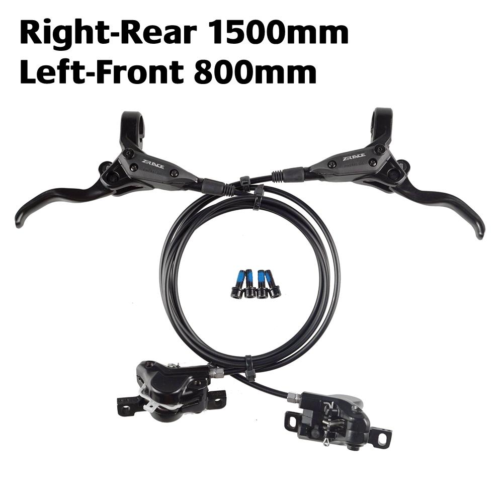 ZRACE MT100 Mountain Bike Hydraulic Brake, MTB Oil Pressure Disc Brake Set, Front and Rear Brake