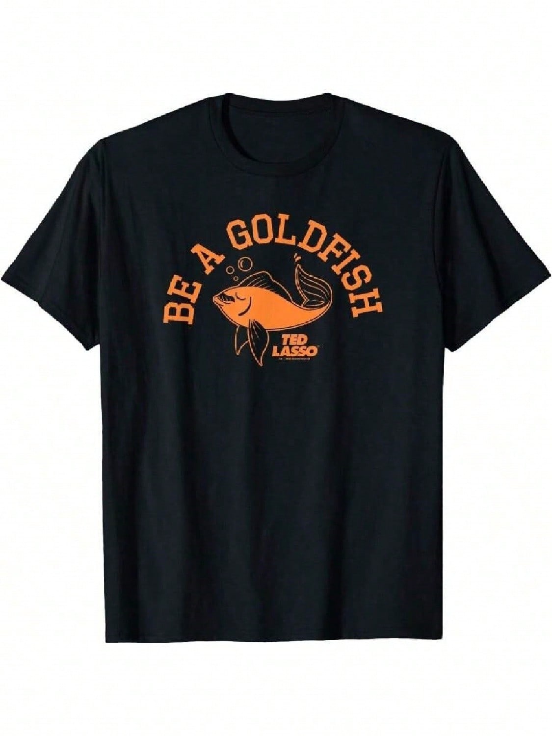 Колледжская футболка с коротким рукавом Teds Lassos Be A Goldfish S разноцветный