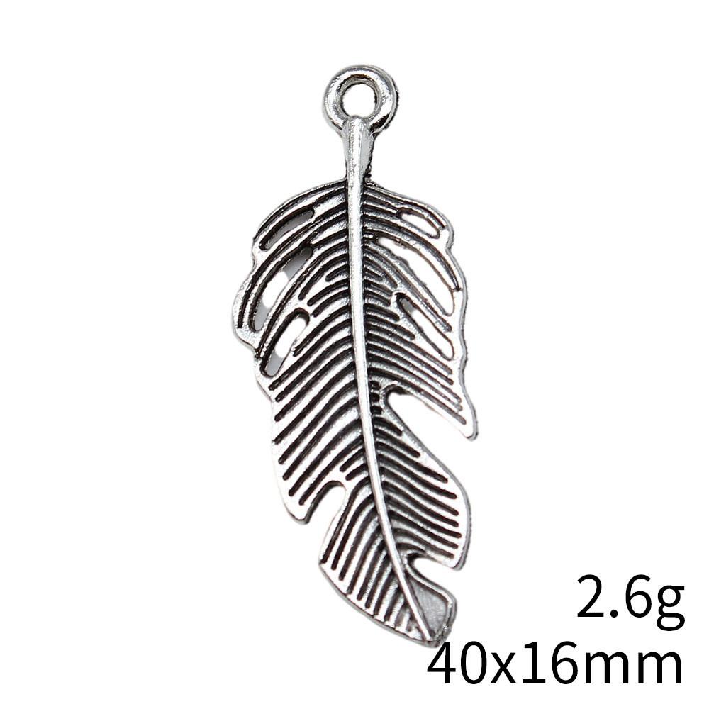 NewArrivals Charms Jewerly Making Feathers Leaf Charms Pendant Ornaments For Home Car Pendant