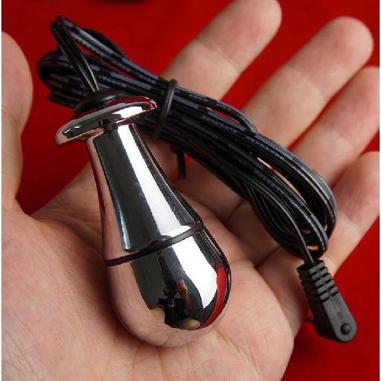 Bi-polar Estim Butt Plug,Electro BDSM Egg Vaginal Ball,Electric Sex Prostate Massage Anal Plugs,Electrosex Electroshock E-stim