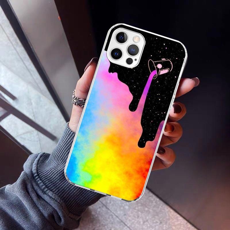 Love Is Love LGBT Rainbow Phone Case For iPhone 17 Air 16 15 Pro Max 14 Plus 13 Mini 12 11 Cover 7 8 SE Silicone Shell Print Fun