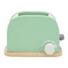 Toaster Toy Set Safe Durable Solidwood Round Edges Hand Eye Coordination Kids Toaster for Education Pretend Game