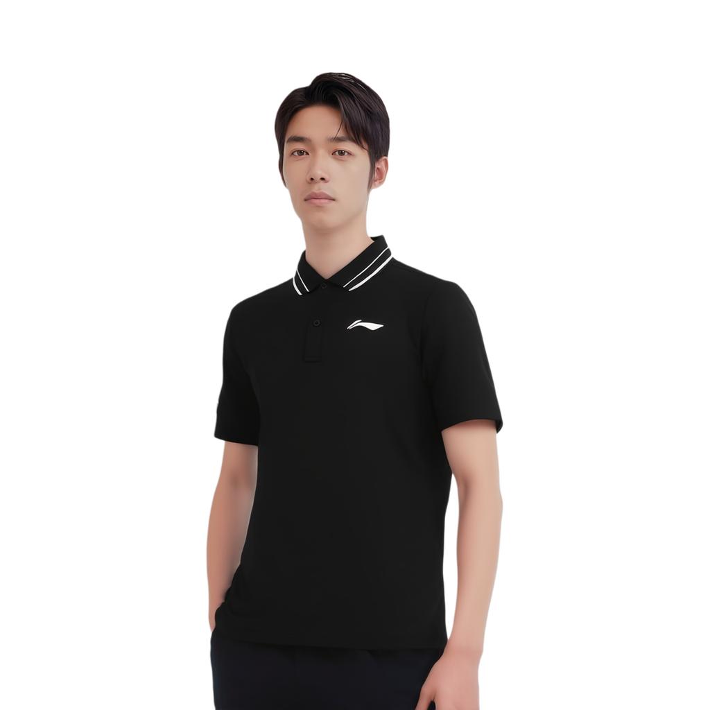 Li Ning CBA Collection Polo Shirt Men's Black APLT341-1