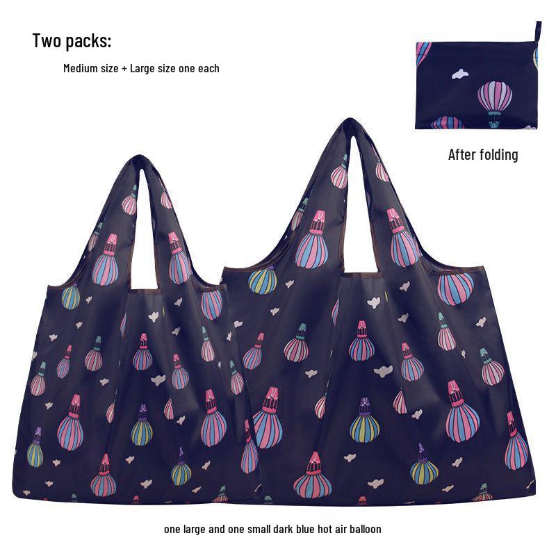 Geantă Tote Ecologică Pliabilă din Pânză Oxford - Mare, Portabilă, Impermeabilă pentru Cumpărături