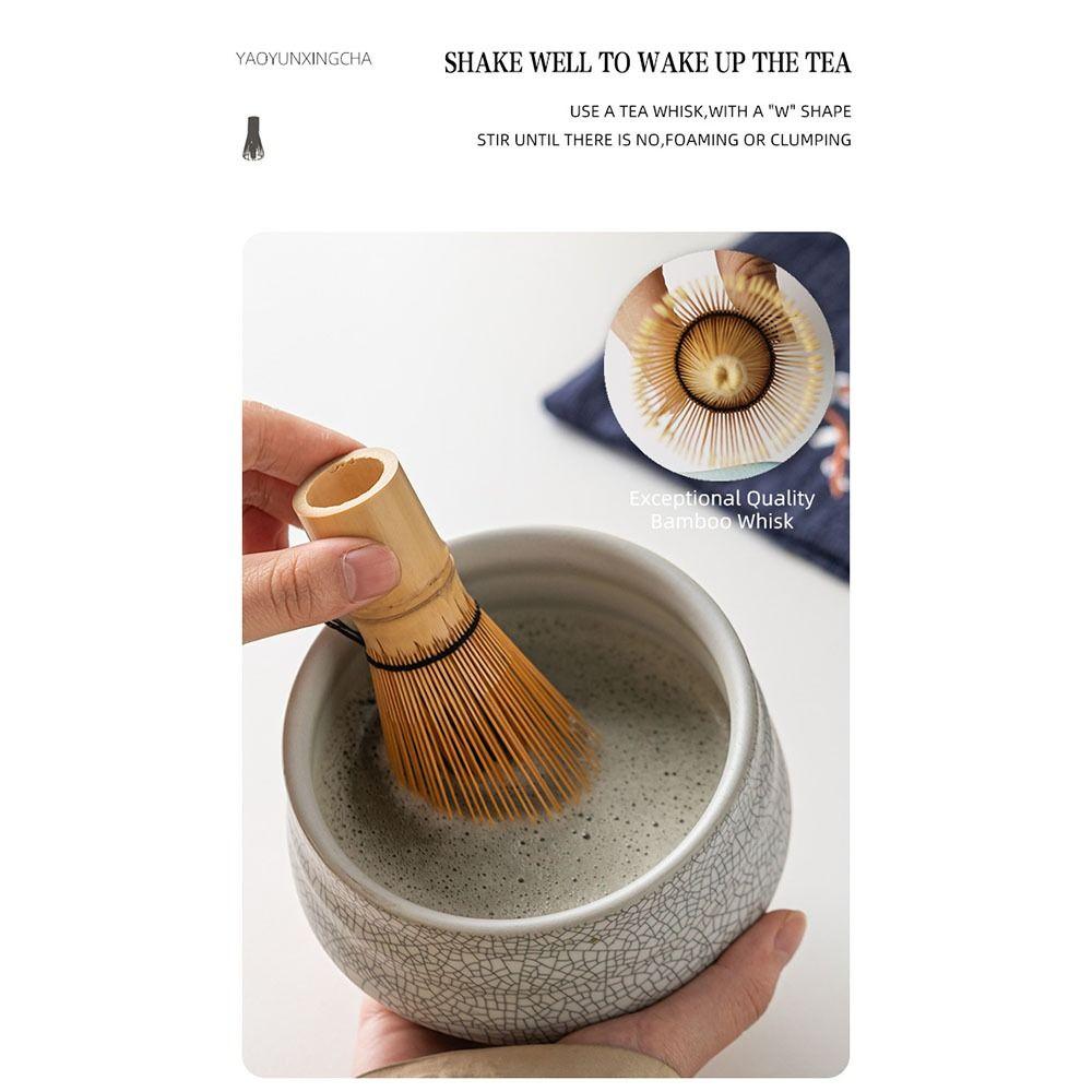 8Pcs with Pouring Spout Japanese Matcha Set Reusable Matcha Making Kit Matcha Equipment