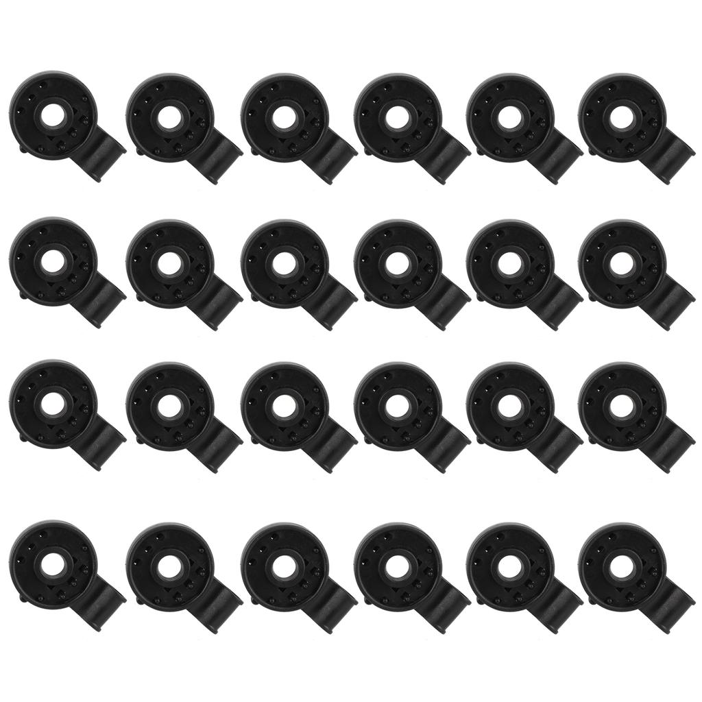 24pcs Triangle Shade Cloth Clips Snap Fasteners Greenhouse Film Canopy Fixer PE Plastic